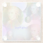 タイムレスなモーツァルト音楽 ガラスコースター (裏面)