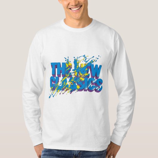 タイムレスな基本：ヴォーグ航海長袖Tシャツ Tシャツ (正面)