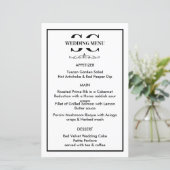 タイムレスな白黒結婚のメニュー (スタンド正面)