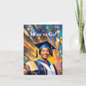 タイムレスな祝勝利 – あなたの卒業 カード (正面)