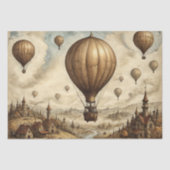タイムレスな空：ヴィンテージバルーンソーア – Decopage 薄葉紙 (正面)