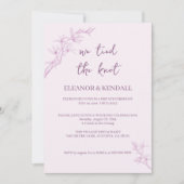 タイムレスな花「結び目を結結婚ぶ」 招待状 (正面)