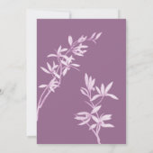 タイムレスな花「結び目を結結婚ぶ」 招待状 (裏面)