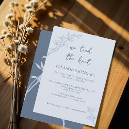 タイムレスな花「結び目を結結婚ぶ」 招待状