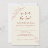 タイムレスな花「結び目を結結婚ぶ」 招待状 (正面)