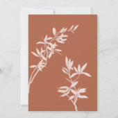 タイムレスな花「結び目を結結婚ぶ」 招待状 (裏面)