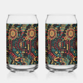 タイムレスな青「伝統パターン」がGlaを実現 ガラス缶 (右)