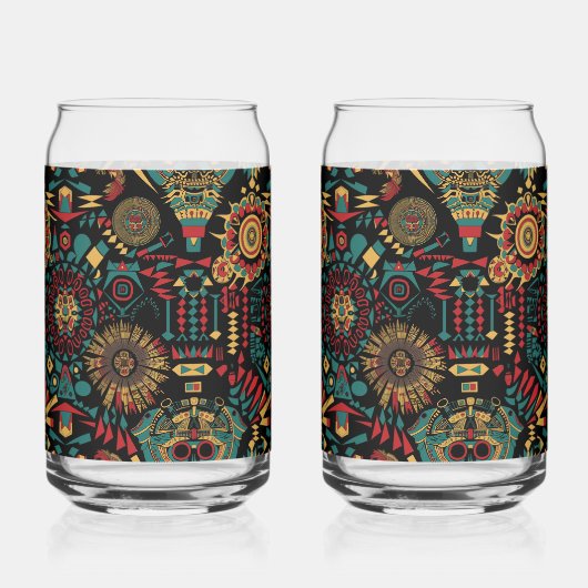 タイムレスな青「伝統パターン」がGlaを実現 ガラス缶 (裏面)