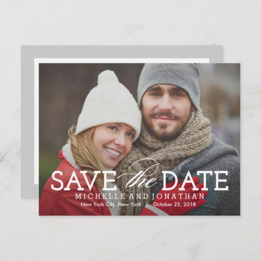 タイムレスに日付はがきを保存 案内ポストカード (正面/裏面)