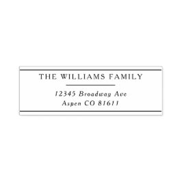 タイムレスエレガンスクラシック差出人住所 セルフインキングスタンプ