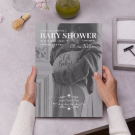 タイムレスエレガンスママベビーシャワー 招待状