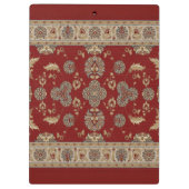 タイムレスエレガンスレッドクラシックベージュ織物名 クリップボード (裏面)