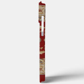 タイムレスエレガンスレッドクラシックベージュ織物名 Case-Mate iPhoneケース (裏面 / 左)