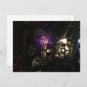 タイムレスエレガンス時計はがきユニーク- 芸術的 ポストカード (正面/裏面)