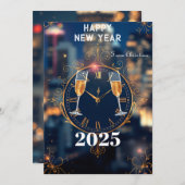 タイムレスエレガンス：ようこそ2025 招待状 (正面/裏面)