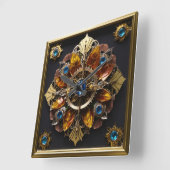 タイムレスエレガンス⏰✨ – カスタマイズ可能な壁時計 スクエア壁時計 (傾斜)