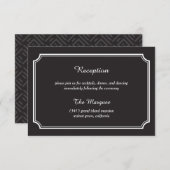 タイムレスエレガンス レセプションカード/ 封入カード エンクロージャーカード (正面/裏面)