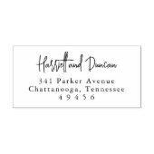 タイムレスエレガントウェディング差出人住所 ラバースタンプ (インプリント)