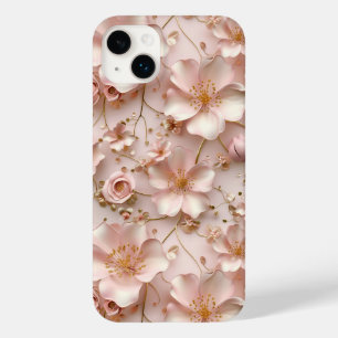 タイムレスエレガントソフトピンク花柄 Case-Mate iPhone 14 PLUSケース