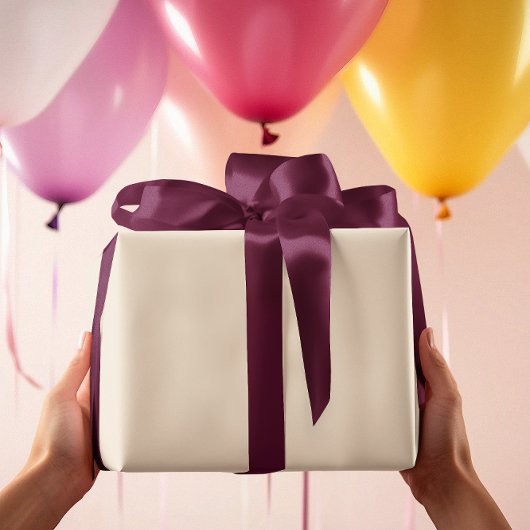 タイムレスエレガント – クリームラッピング紙 ラッピングペーパー