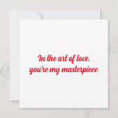 タイムレスクラシックなバレンタイン 招待状 (裏面)