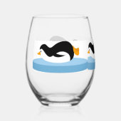 タイムレスクラシックなヴィンテージメガネ – すべてのスタイル ステムなしワイングラス (正面)