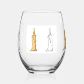 タイムレスクラシックなヴィンテージメガネ – すべてのスタイル ステムなしワイングラス (左)