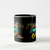 タイムレスクラシックレトロ車 ツートーンマグカップ (中央)