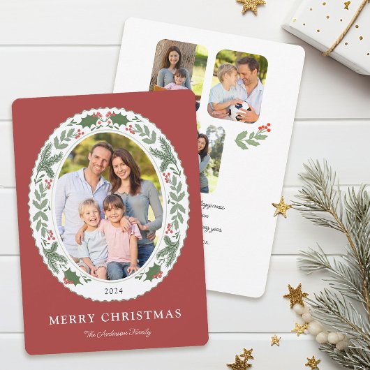 タイムレスクリスマスグリーナリーメッセージ4 Photo シーズンカード