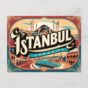 タイムレスクロスロードヴィンテージ&レトロイスタンブール，トルコ ポストカード