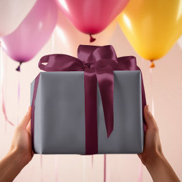 タイムレスクール – グレーラッピング紙 ラッピングペーパー