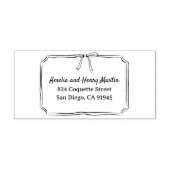 タイムレスコケ結婚ットボウ差出人住所 セルフインキングスタンプ (デザイン)