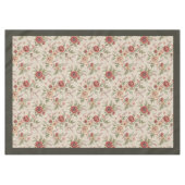 タイムレスコテージスタイルフェードフローラエレガンス テーブルクロス (正面(横))