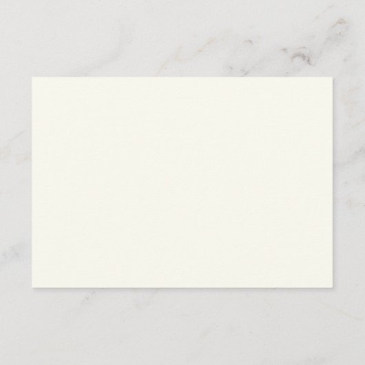 タイムレスシックコケットボウブライダルシャワーブランチ エンクロージャーカード (裏面)