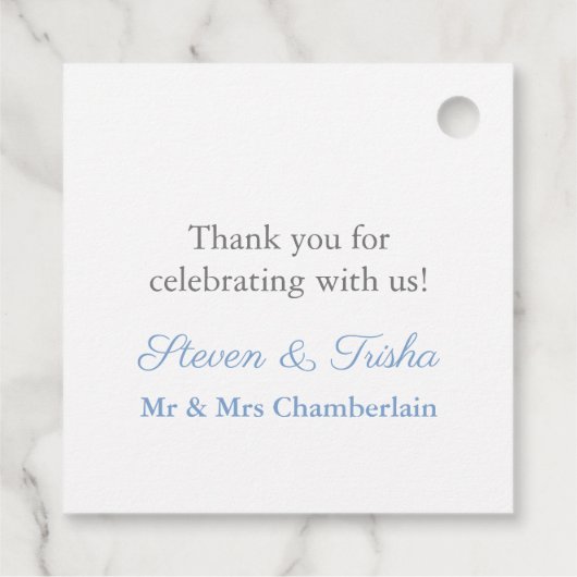 タイムレスジンジャージャーブロモグラム結婚クレスト フェイバータグ (裏面)