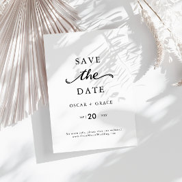 タイムレススクリプトセーブ・ザ・デート案内カード セーブザデート