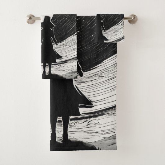 タイムレススターズ&星雲 | クラシック漫画 バスタオルセット (インサイチュ)