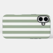 タイムレスストライプセージグリーン Case-Mate iPhoneケース (裏面 (横))