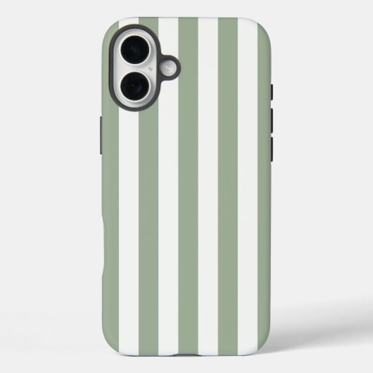 タイムレスストライプセージグリーン Case-Mate iPhoneケース (裏面)