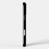 タイムレスストライプブラック&ホワイト Case-Mate iPhoneケース (裏面 / 右)