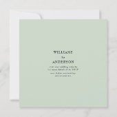 タイムレスセージ広場の結婚式の日付を保存 セーブザデート (裏面)