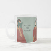 タイムレスタミルエレガンス フロストグラスマグカップ (左)