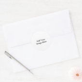 タイムレスチャームカスタムステッカー ラウンドシール (封筒)