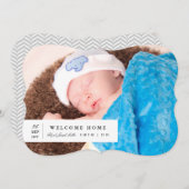 タイムレスチャーム誕生のお知らせ 案内状 (正面/裏面)