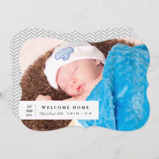 タイムレスチャーム誕生のお知らせ 案内状 (正面/裏面)