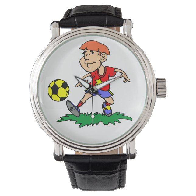 タイムレスチャーム:ヴィンテージレザーウォッチ 腕時計 (正面)