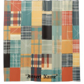 タイムレスツイード シャワーカーテン (正面)