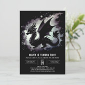 タイムレスドラゴン誕生日カスタマイズ 招待状 (スタンド正面)