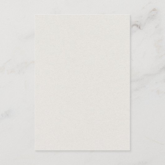 タイムレスニュートラルベージュエレガントな結婚式 エンクロージャーカード (裏面)