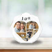 タイムレスハート八角形の一角コラージュ フォトブロック